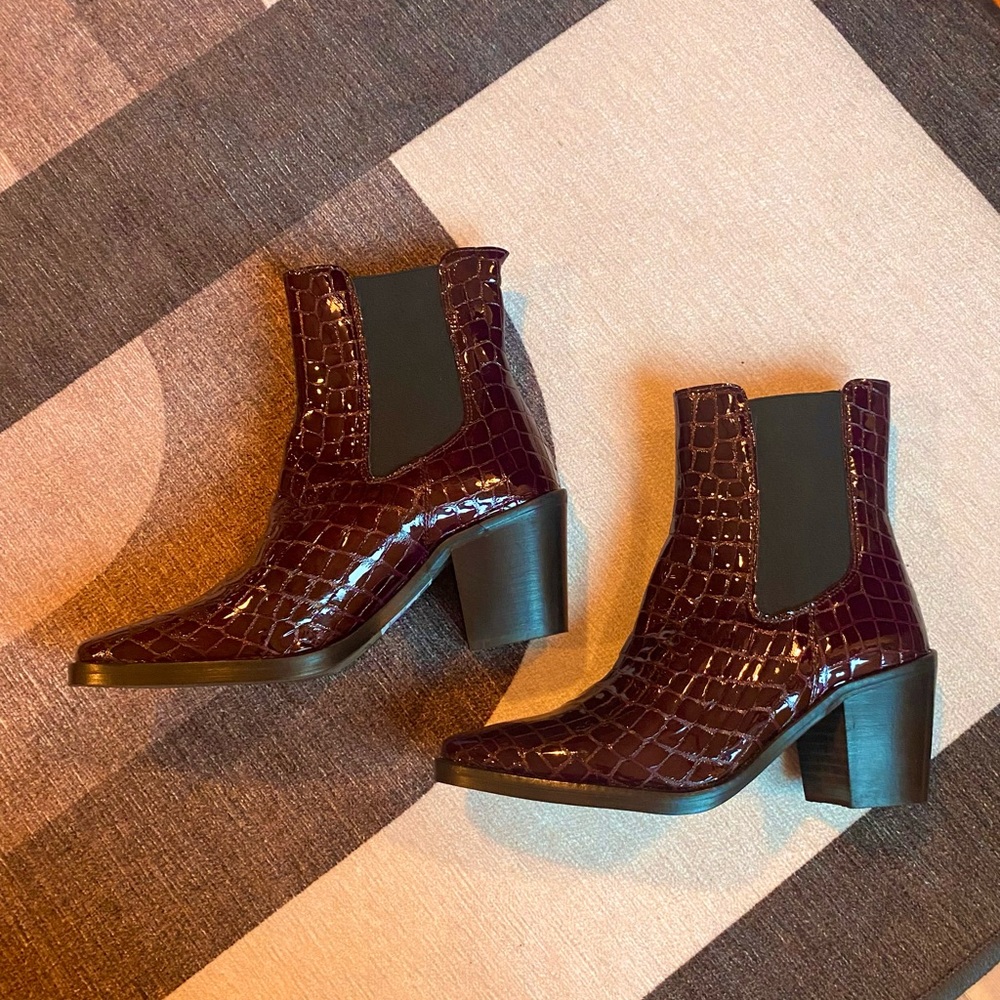 L’intervalle Patent Croc Chelsea Boot